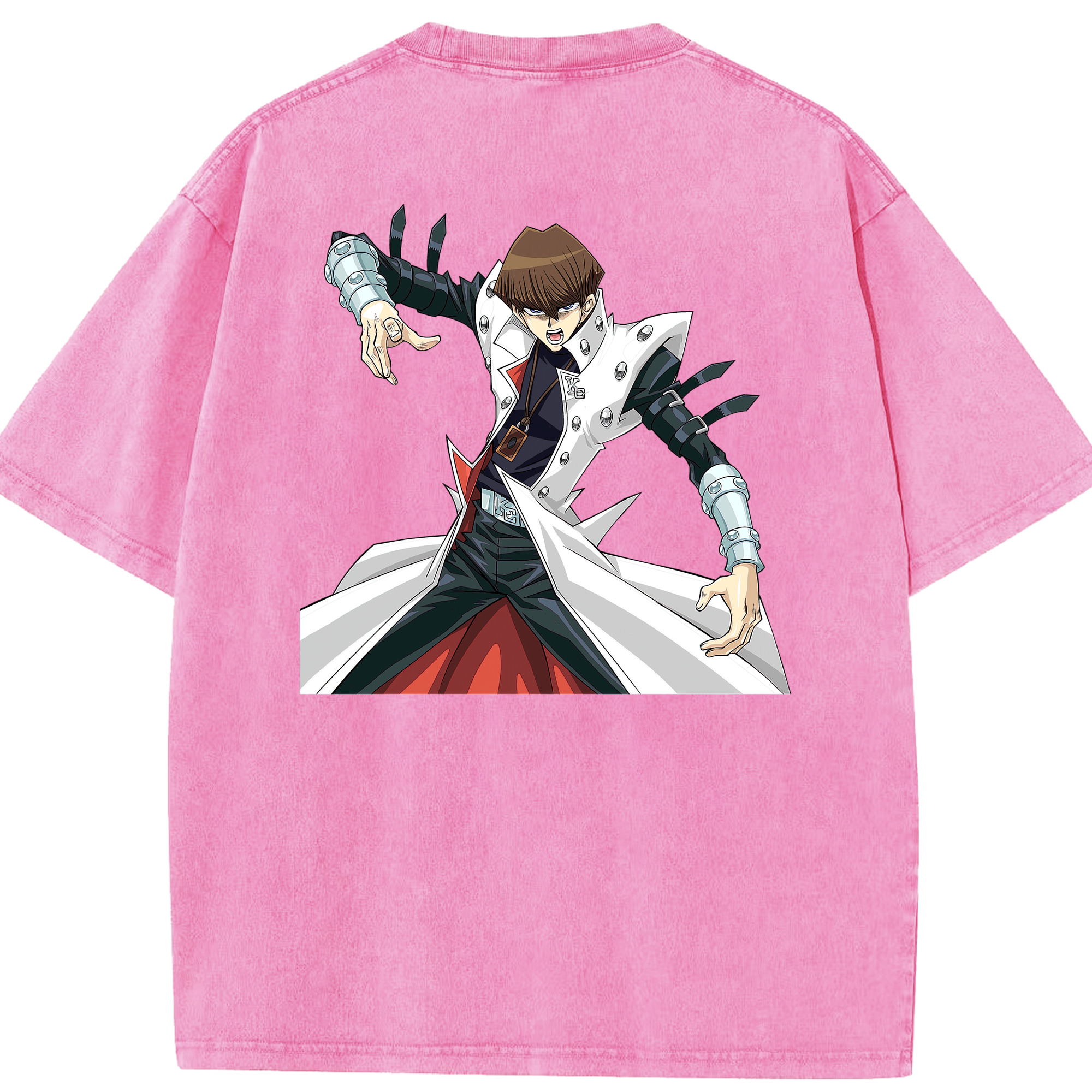 （画像用） 遊☆戯☆王 Yu-Gi-Oh! 綿100% ヴィンテージ風 半袖Tシャツ（背面プリント）